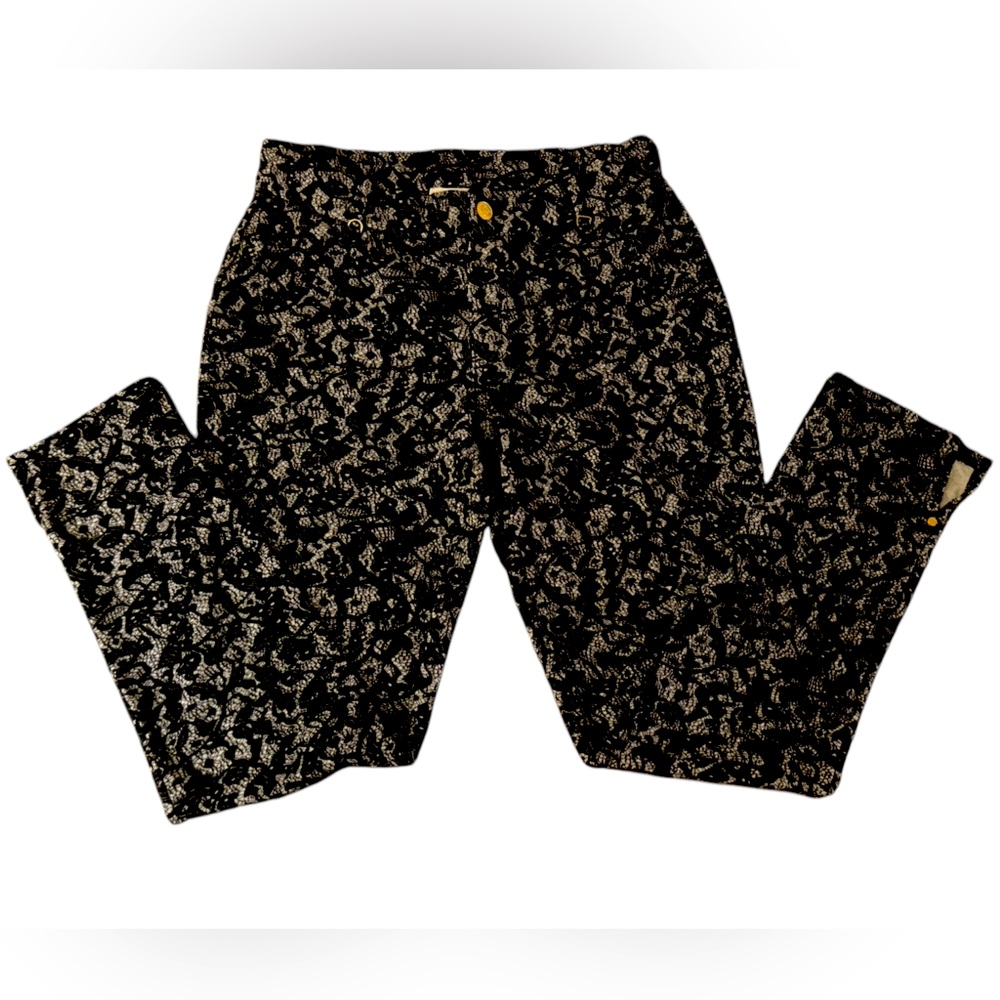 MICHAEL by Michael Kors ~ Black and White "Lace" Effect Pants.